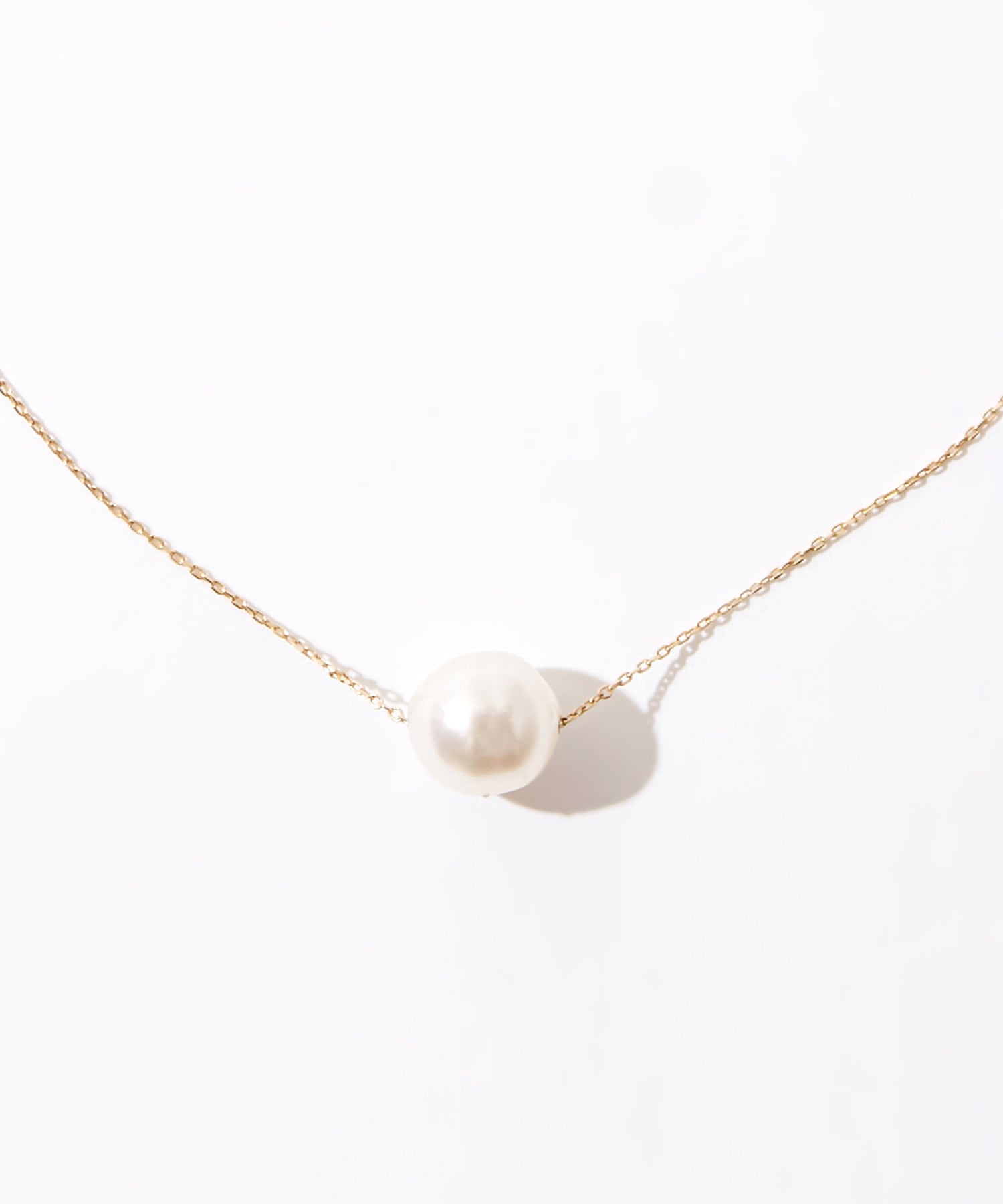 [philia] K10 pearl short necklace