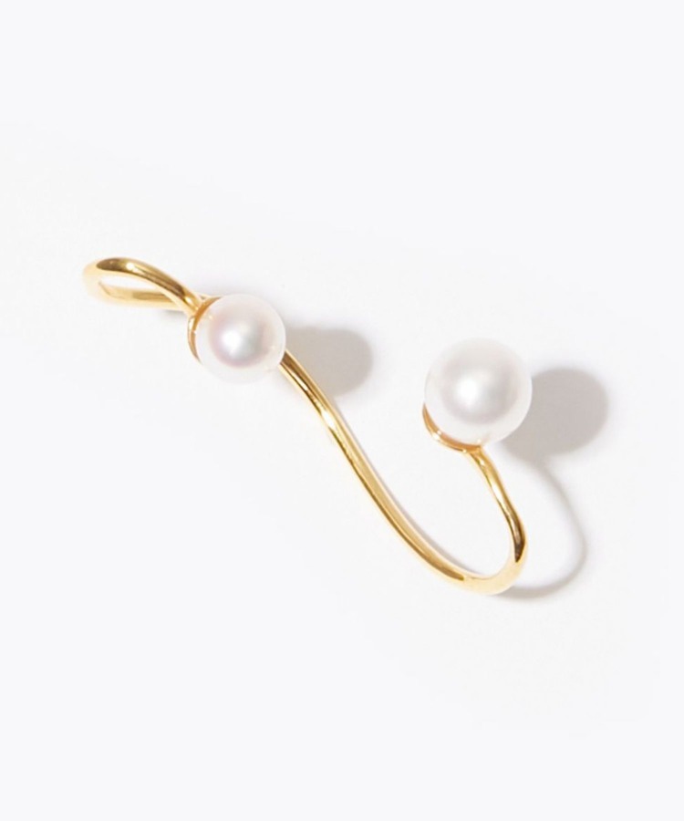[philia] akoya double pearl cuff