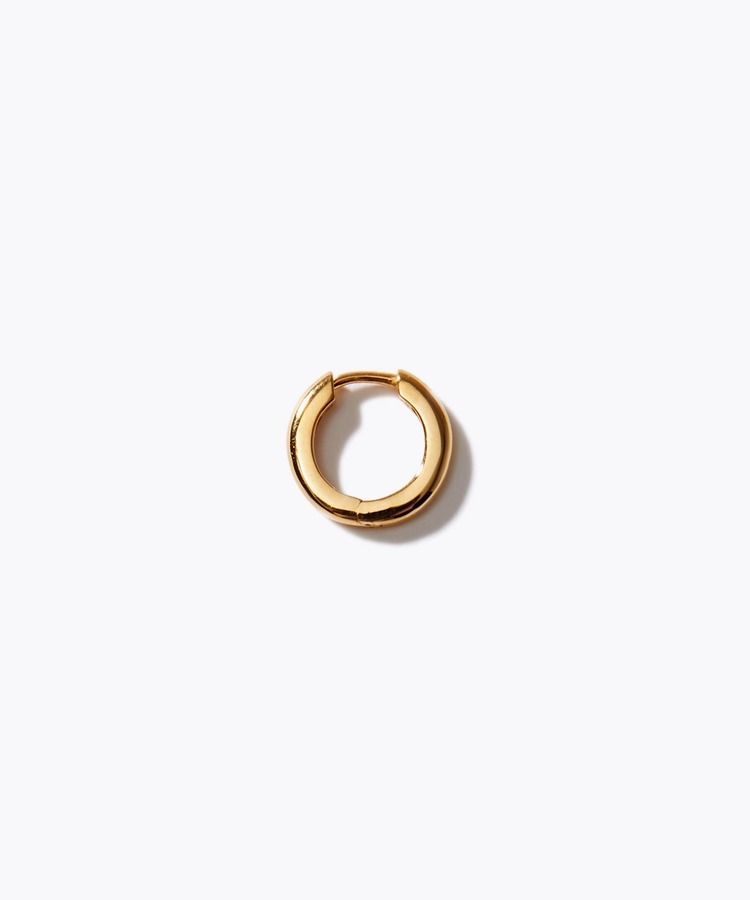 [basic] K10 mini hoop single pierced earring