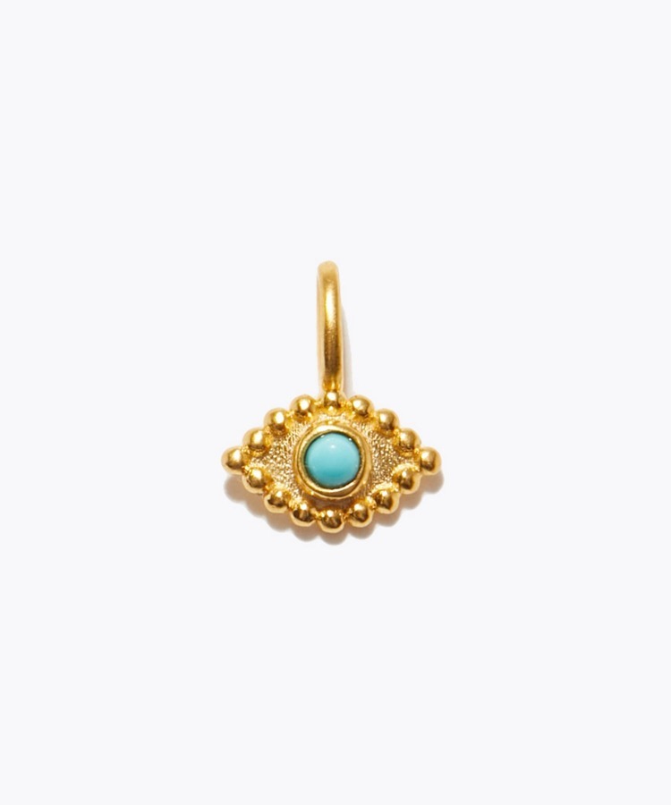 [ancient] evil eye turquoise charm
