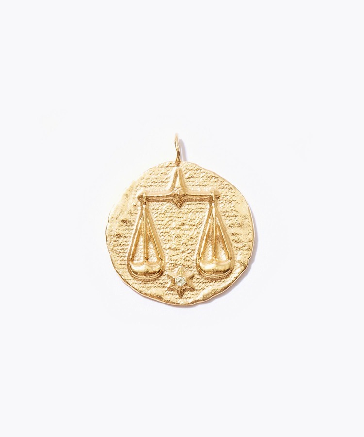 [constellation] Libra big coin charm