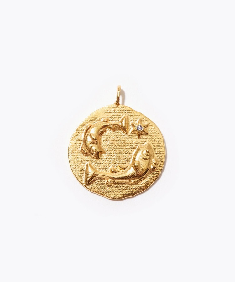 [constellation] Pisces big coin charm