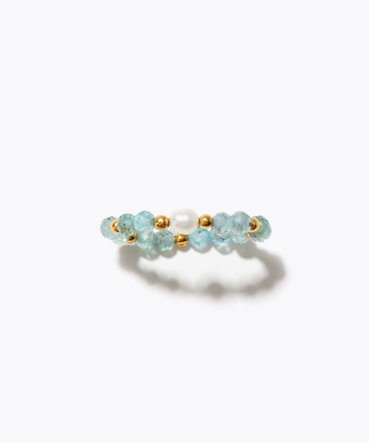 [amulette] [charges energy and gives guidance] apatite×pearl ring