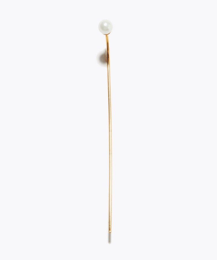 [philia] akoya pearl wire single pierced earring
