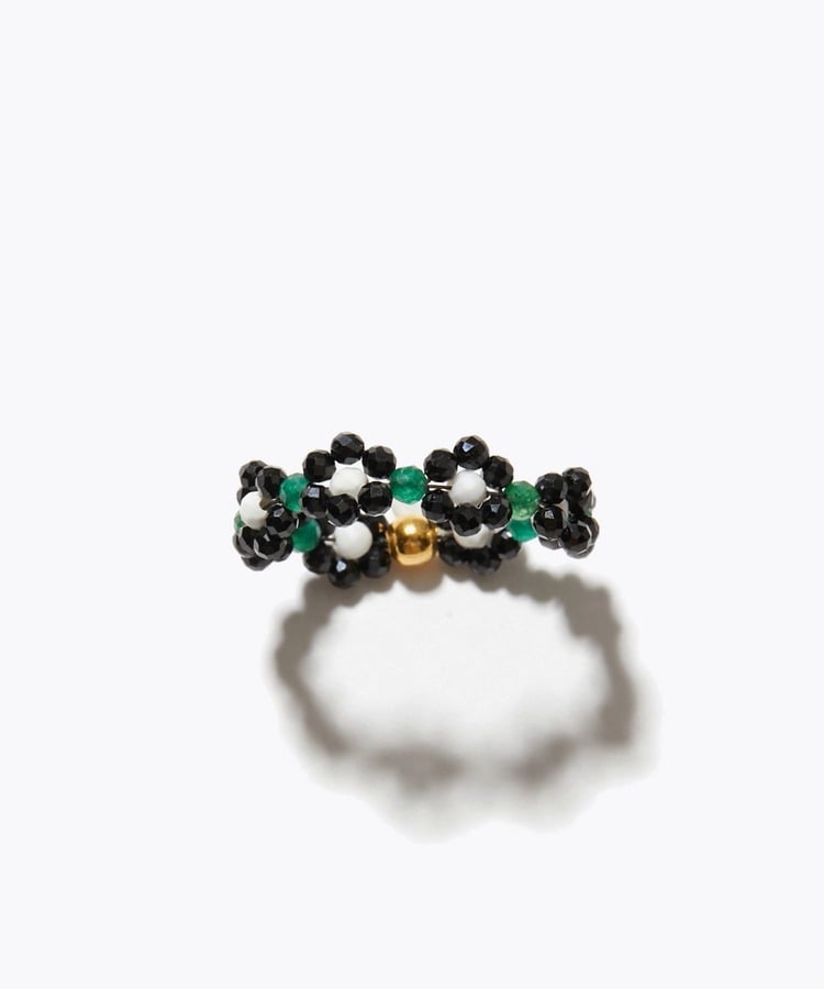 [amulette] 「Drive away evil spirits and lead to the achievement of goals」onyx ring