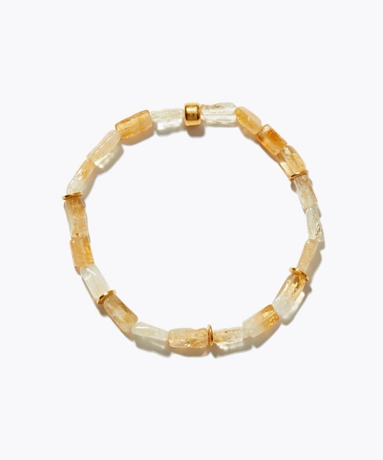 [amulette] 「Hope and Courage from the Sun」citrine cube bracelet
