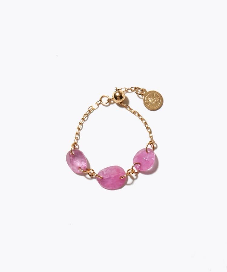 [eden] girls day K10 ruby chain ring