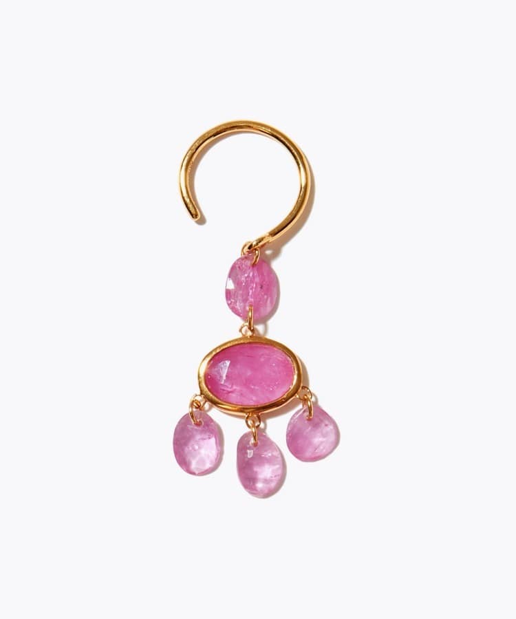 [eden] girls day ruby chandelier single pierced earring