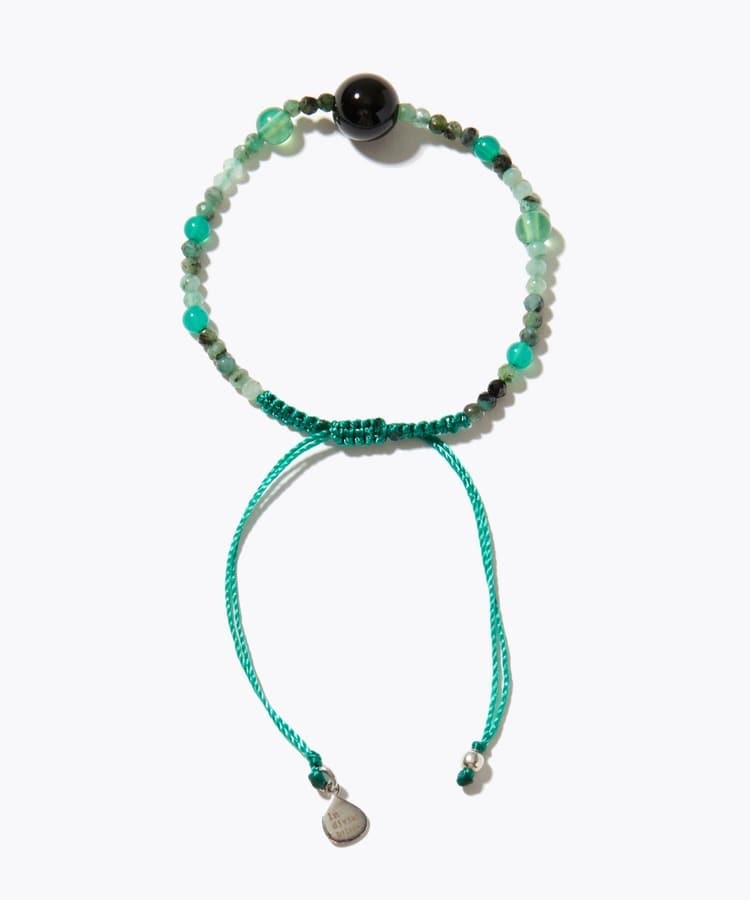 [I am donation] Rie Kimoto × ARTIDA OUD emerald Wood bracelet