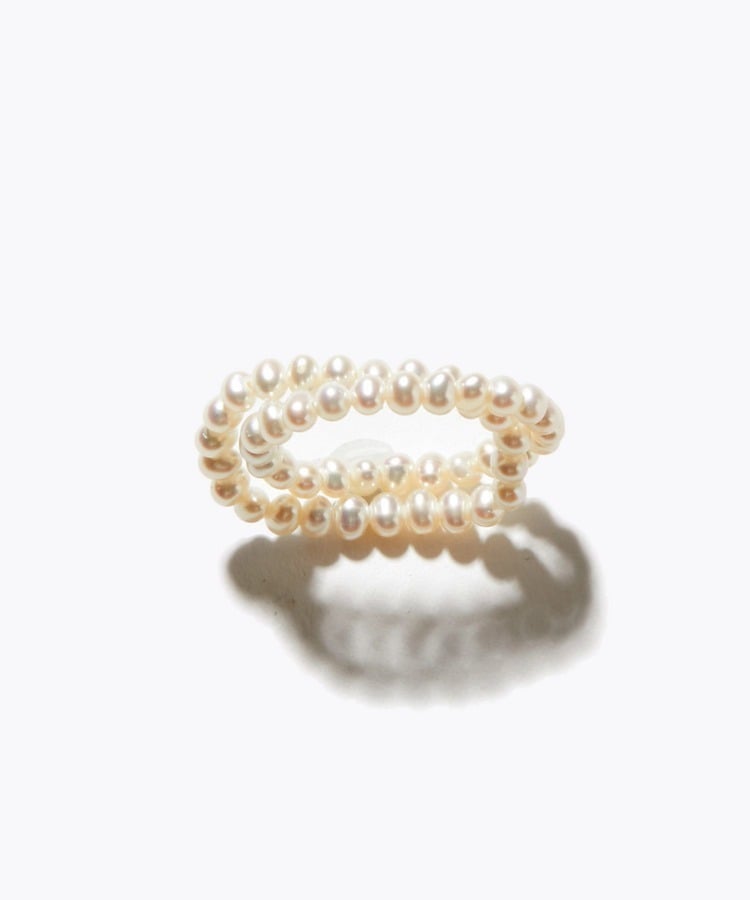 [philia] linked pearl ring