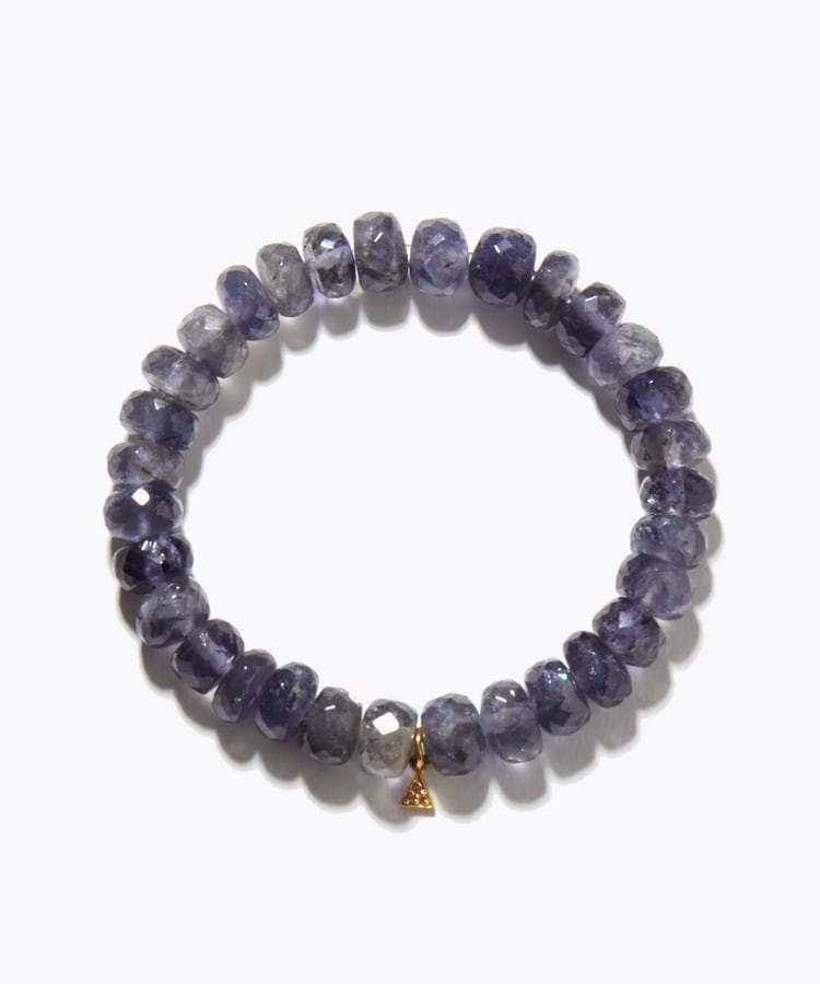 [amulette] [Sticks to sincerity and shows you the way forward] iolite diamond bracelet